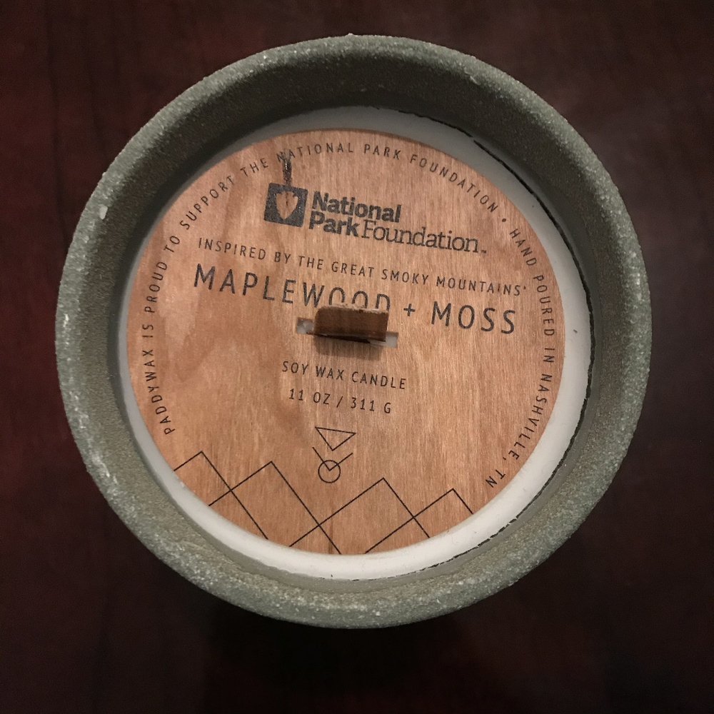 National Park Great Smoky Mountains Soy Wax Candle